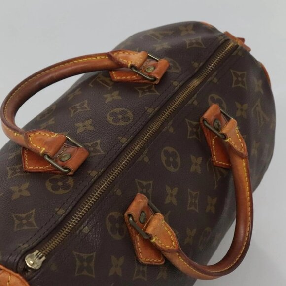 LOUIS VUITTON Monogram Speedy 30 Hand Bag M41526 LV Auth 132551 - Picture 7 of 16